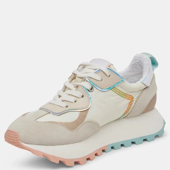 NEW Dolce Vita Reuben Platform Sneakers - Suede For Women 563sn - Picture 2 of 11